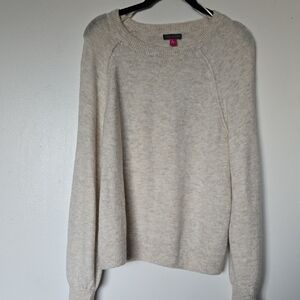 Vince Camuto Cream Knit Sweater